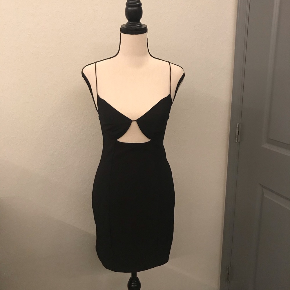 Black Key Hole Dress